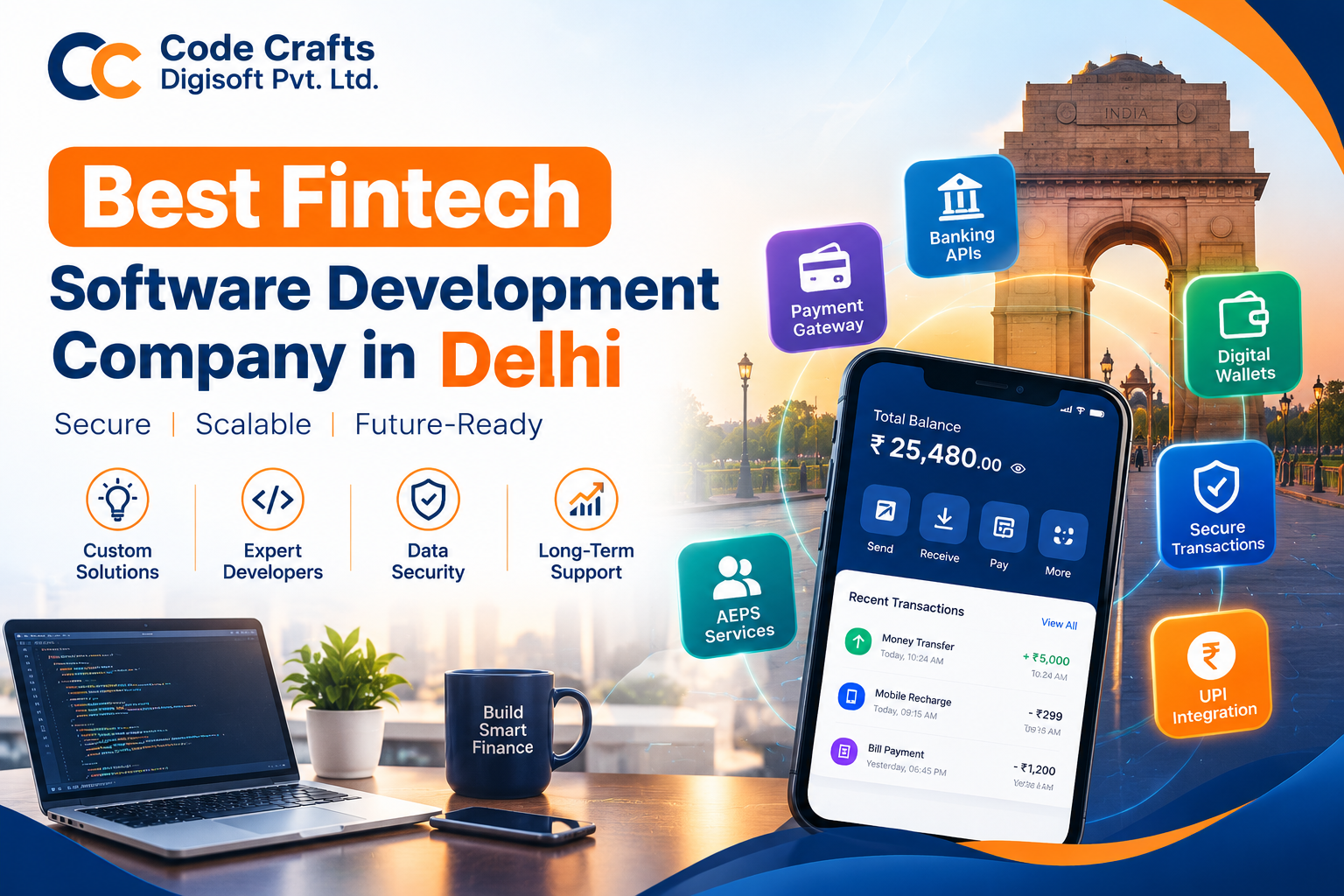 Best Fintech Software Development Company in Delhi